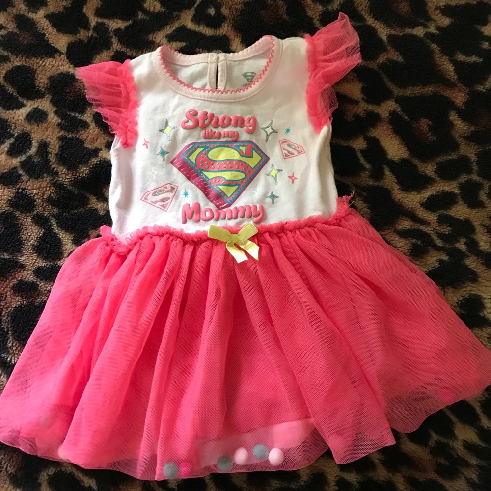 Supergirl DC 18mo girls onesie w/ tutu
